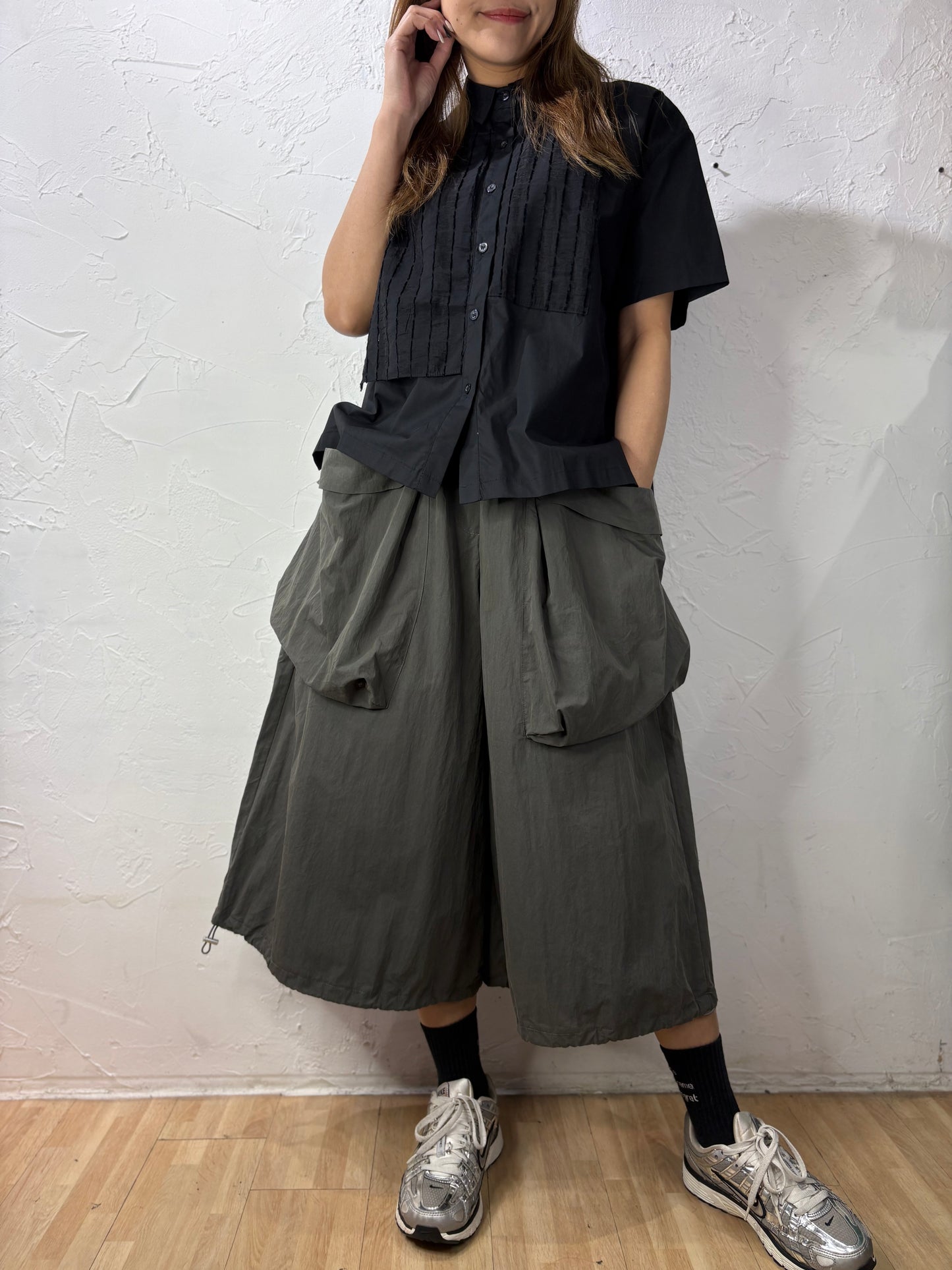 Big Pocket Wide Legs Pants