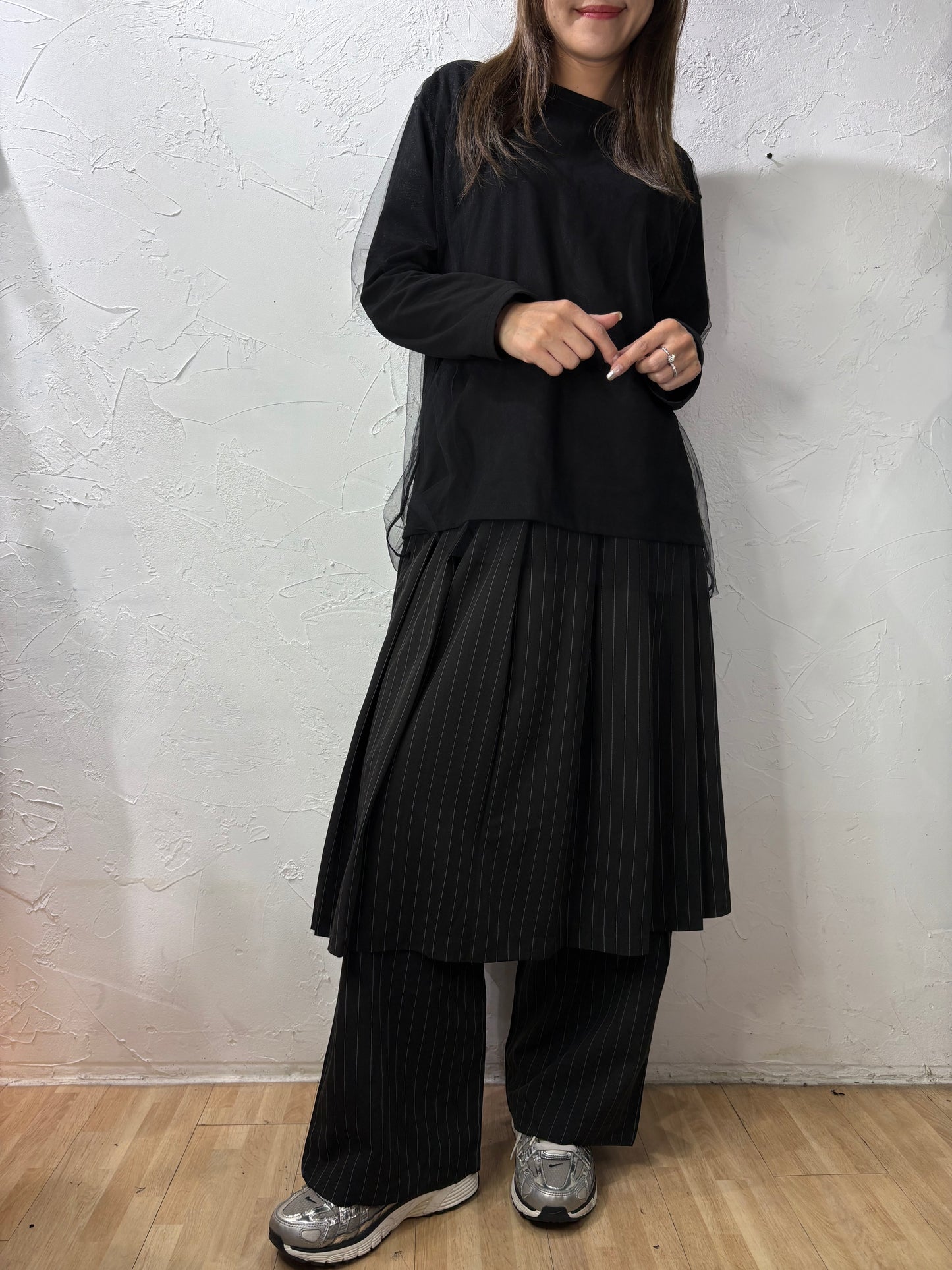 2-Layer Skirt-like Pants