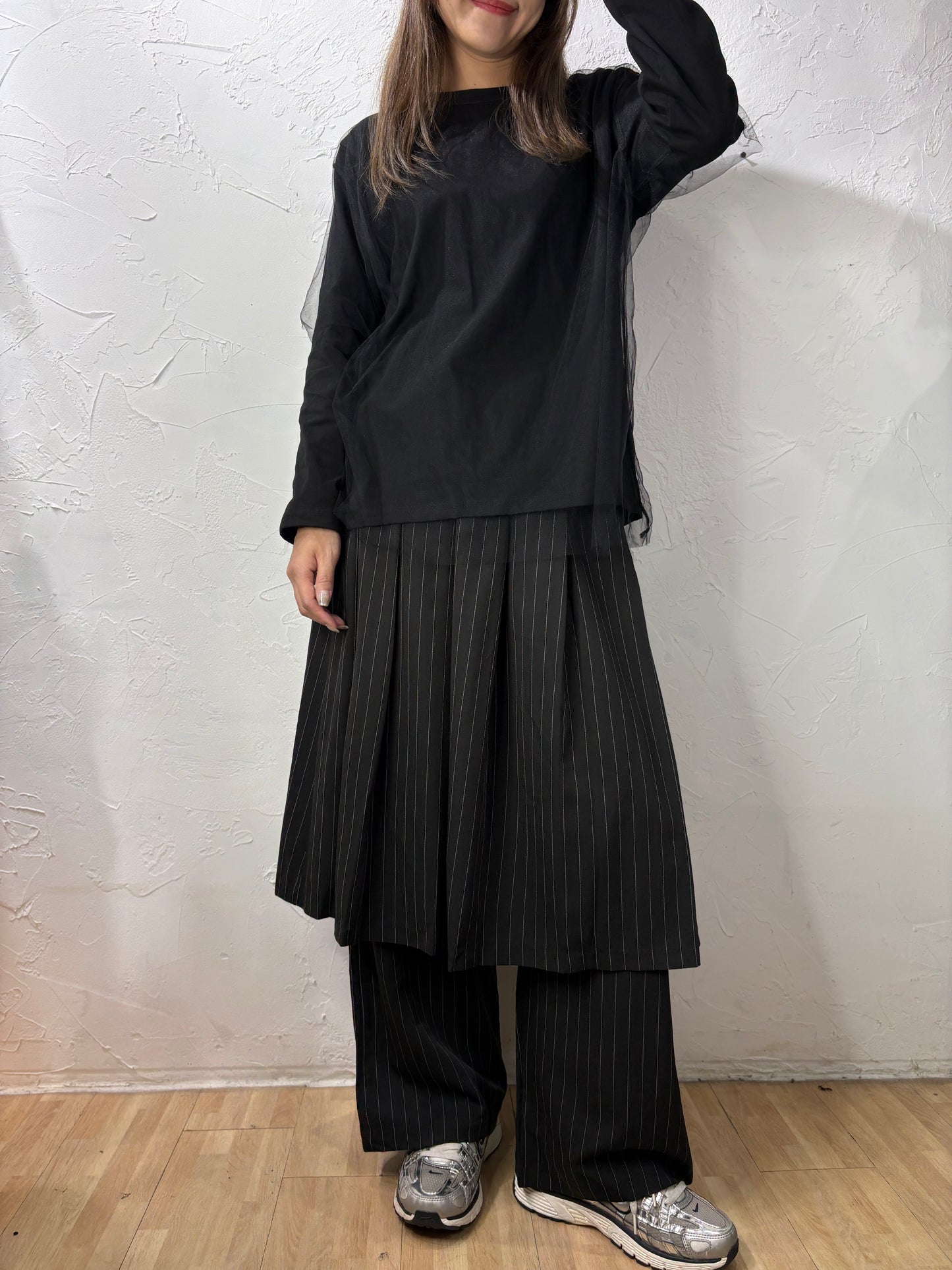 2-Layer Skirt-like Pants