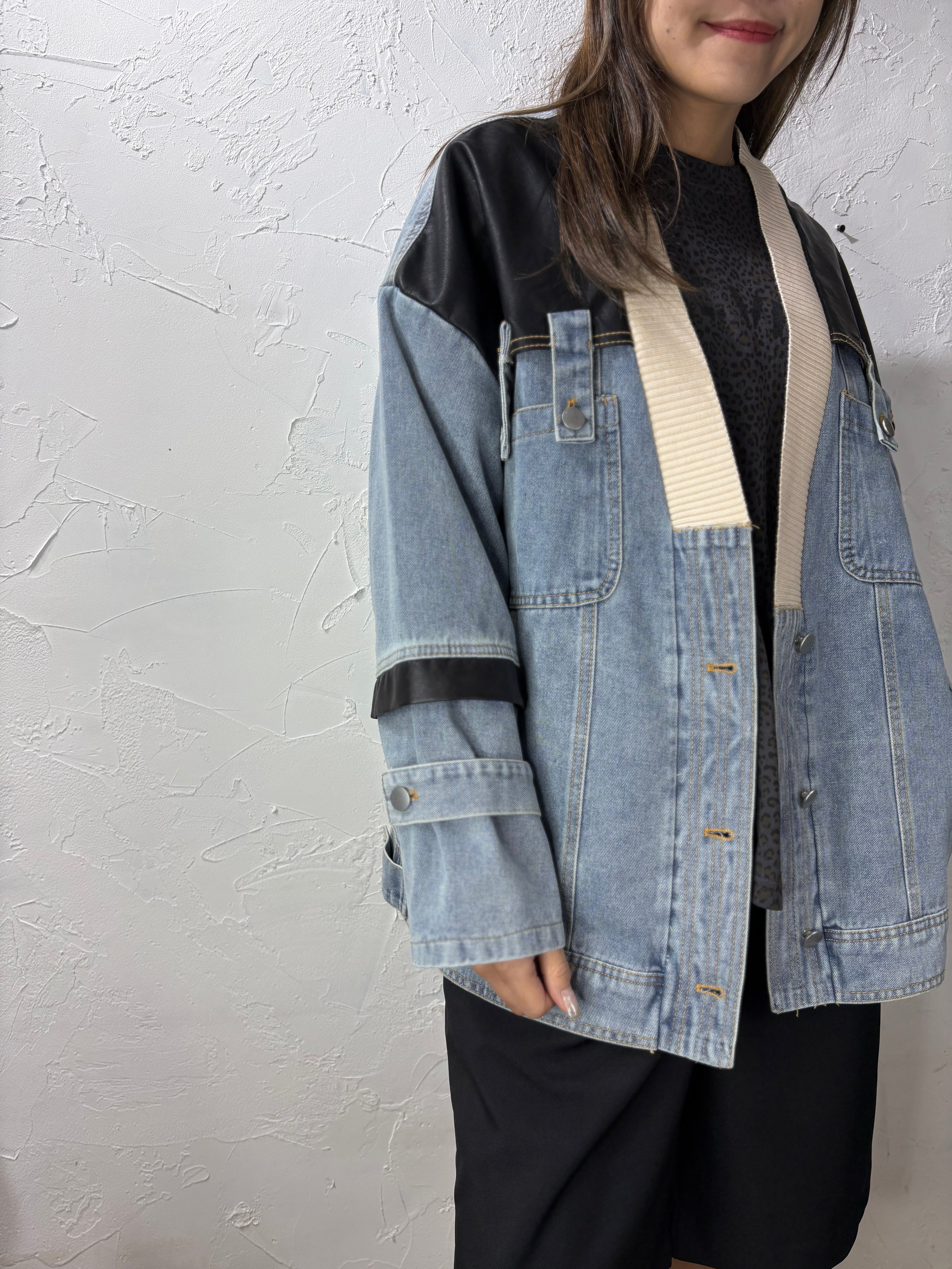 Patchwork Denim Jacket – sanwaitsai