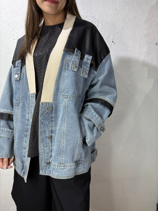 Patchwork Denim Jacket