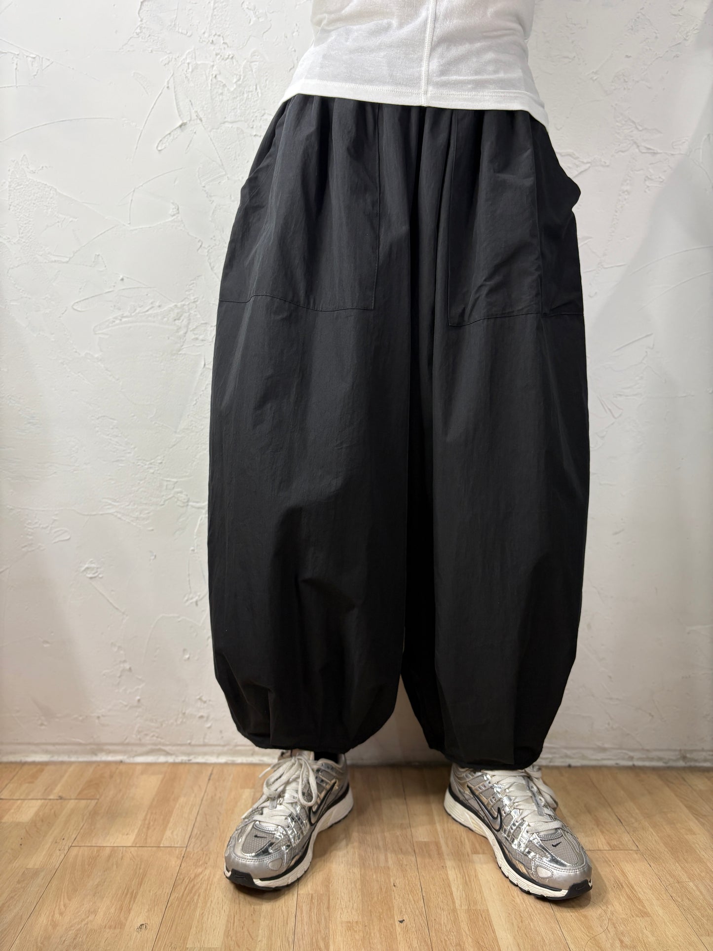 Bubble Wide Legs Pants