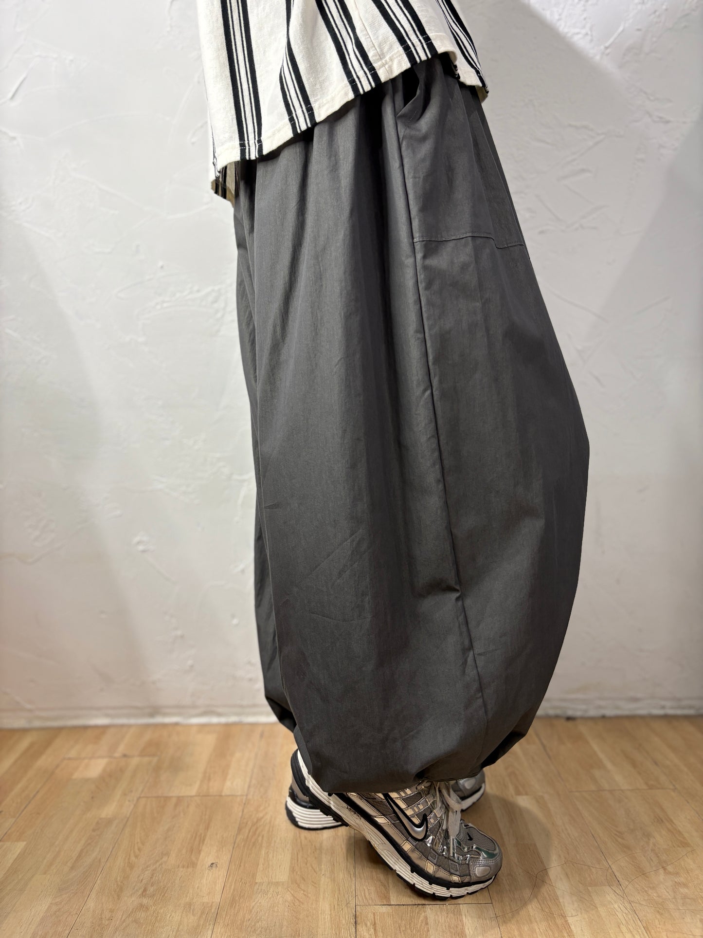 Bubble Wide Legs Pants