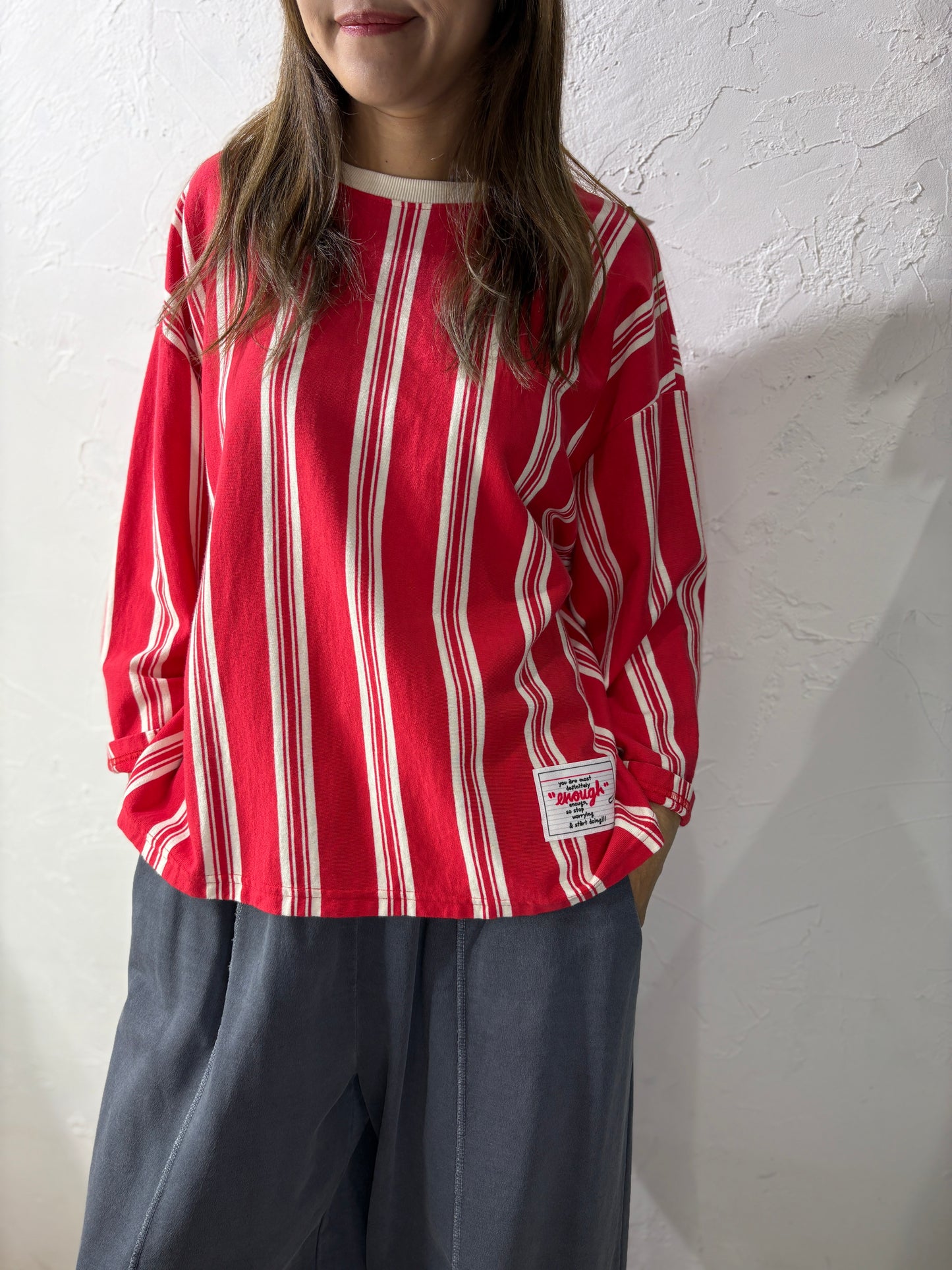 Stripes Long Sleeves Top