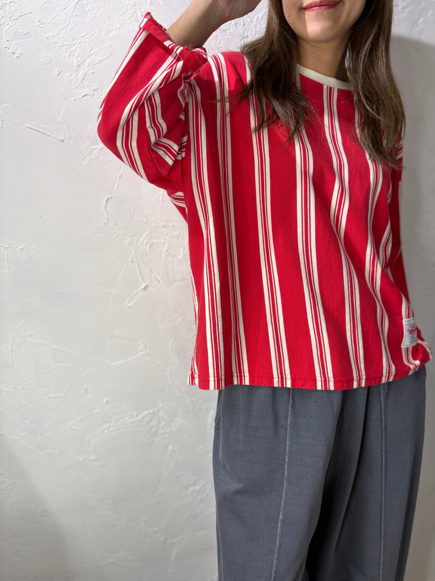 Stripes Long Sleeves Top