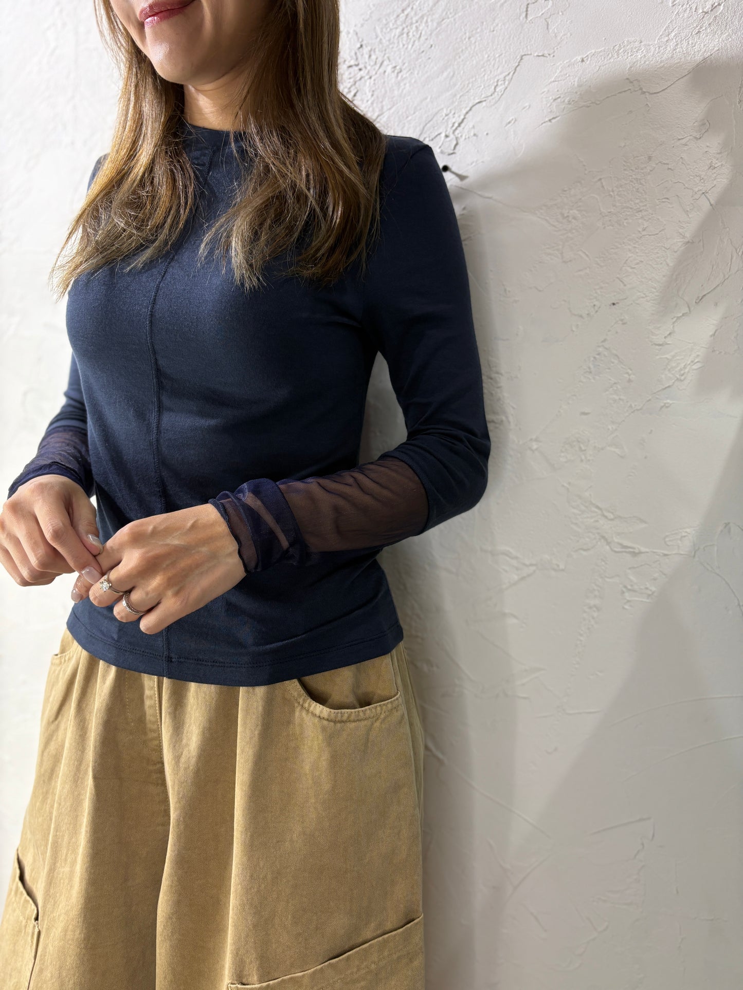Lace Sleeves Top
