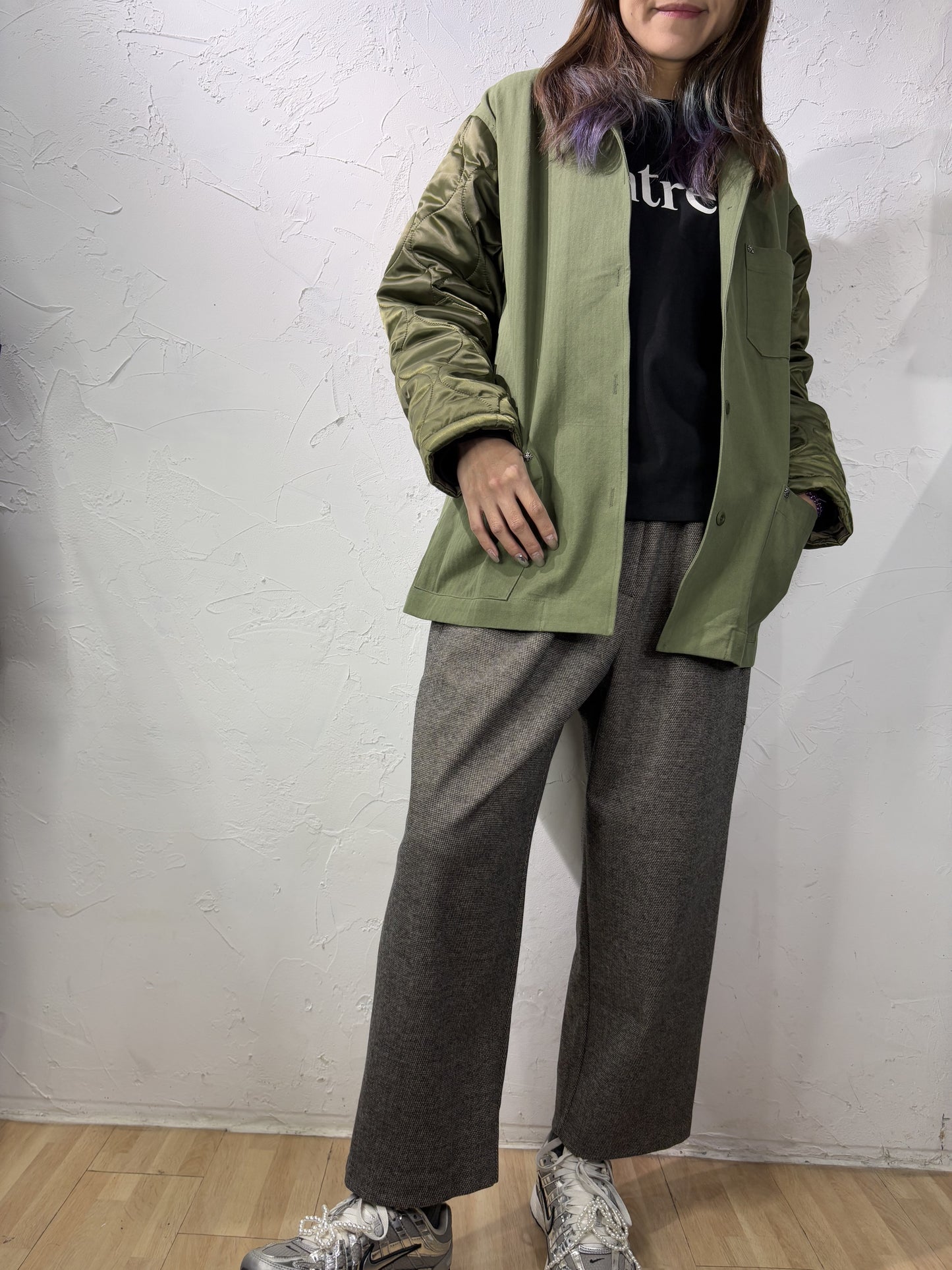 Mixed Materials Jacket