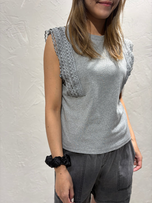 Embroidery Vest Top