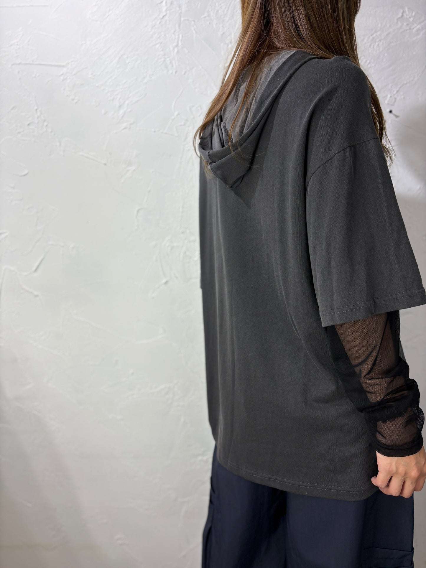 Lace Sleeves Hoodie