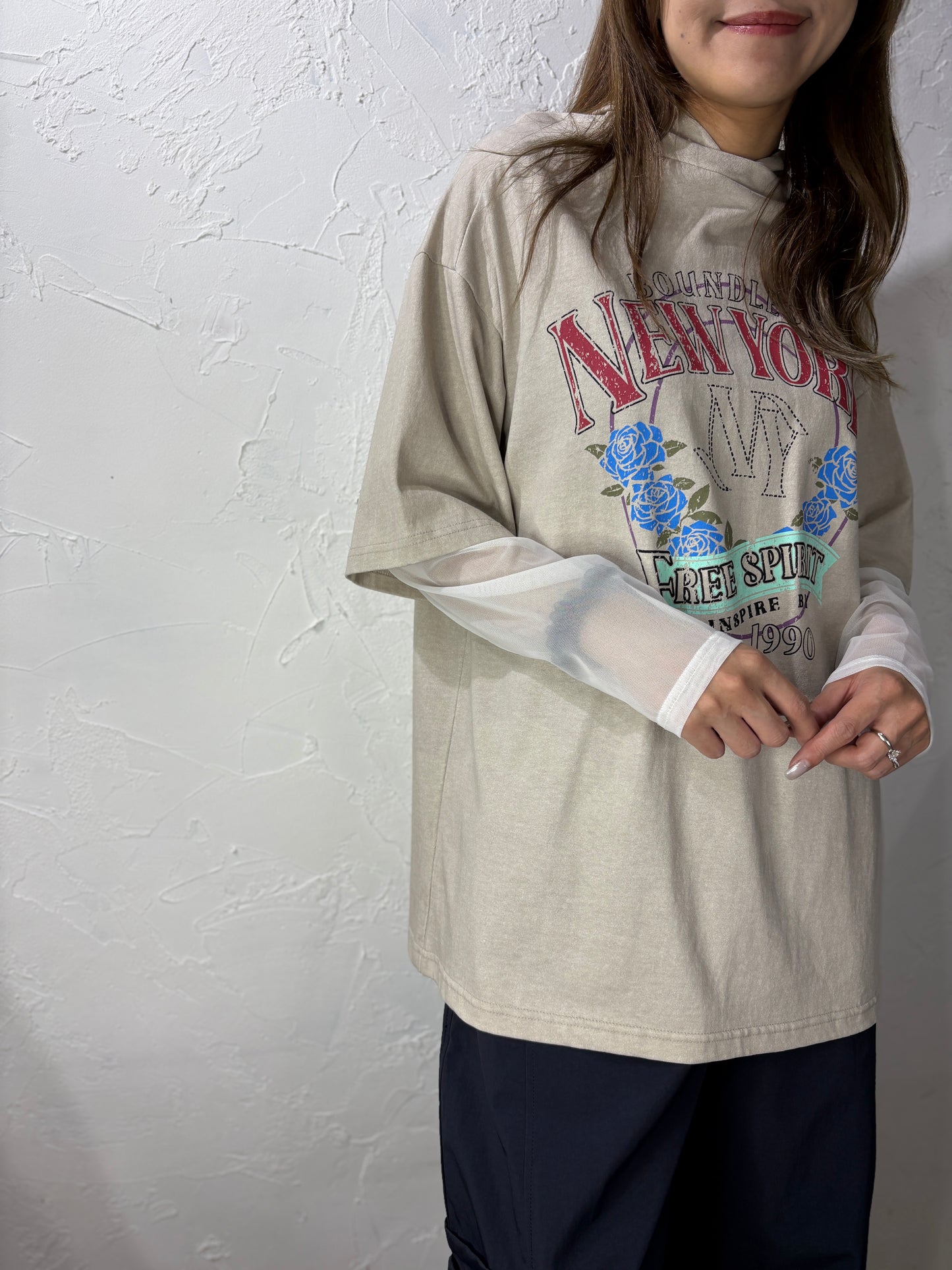 Lace Sleeves Hoodie