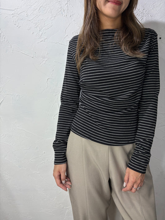 Stripes Long Sleeves Top