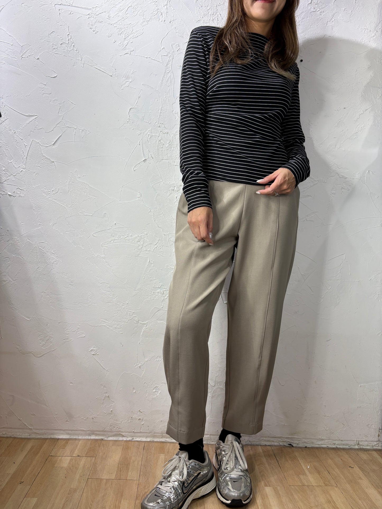 Stripes Long Sleeves Top