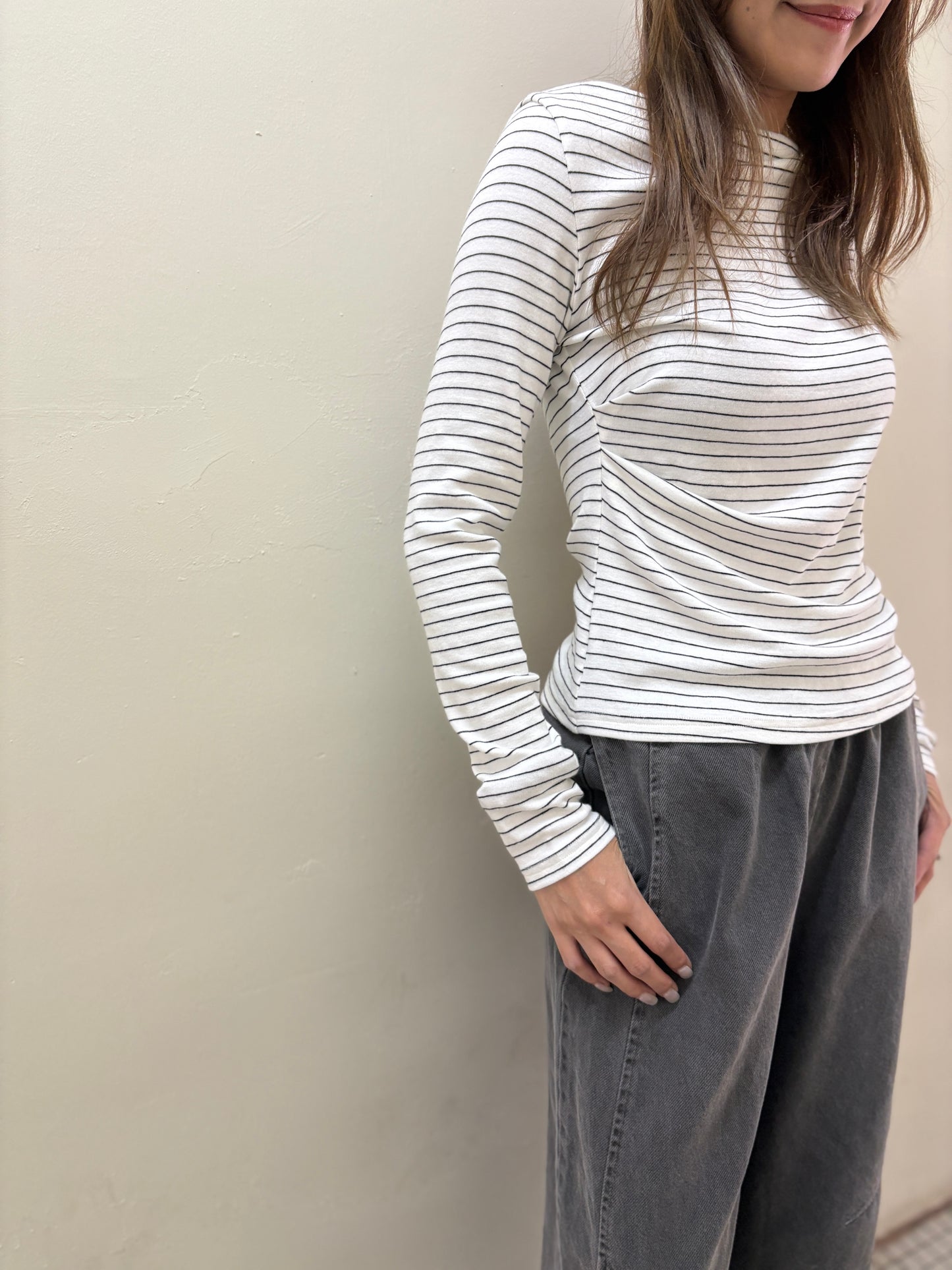Stripes Long Sleeves Top