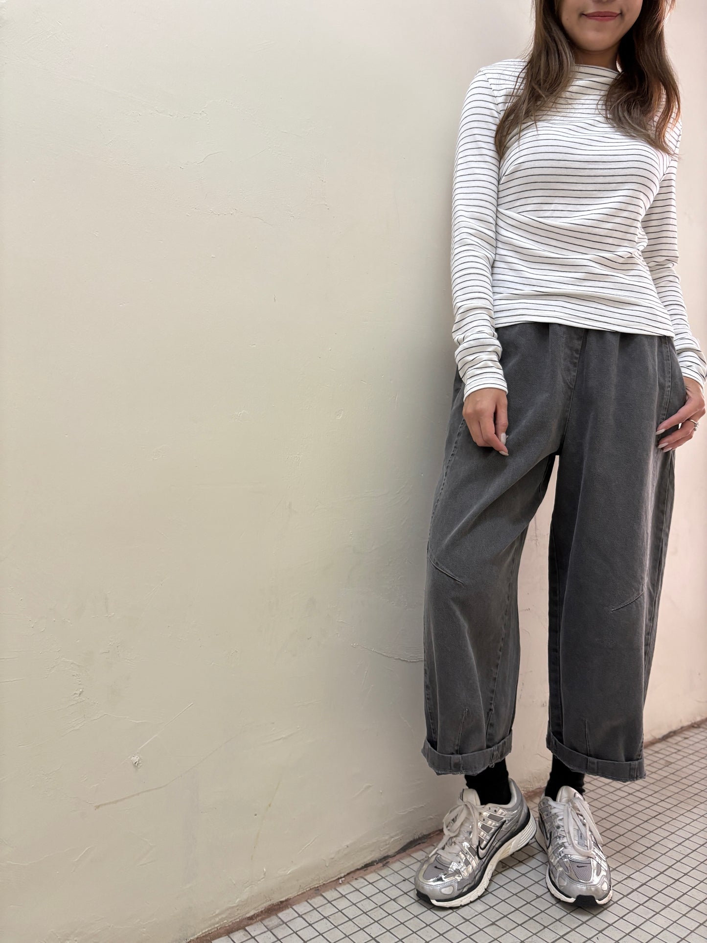 Stripes Long Sleeves Top