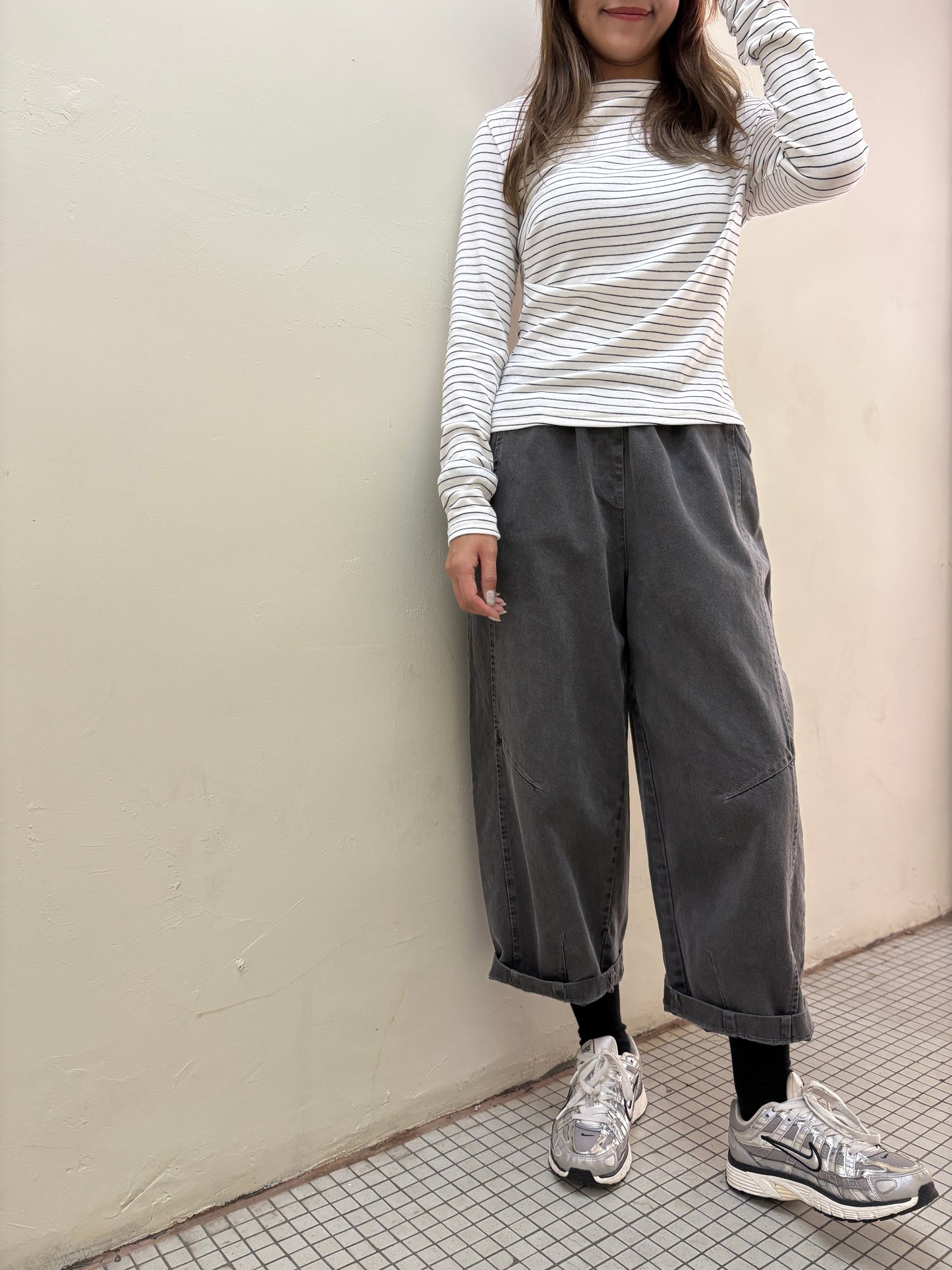 Stripes Long Sleeves Top