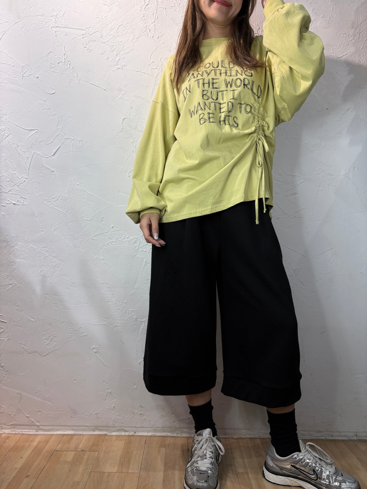 Ribbon Long Sleeves Top