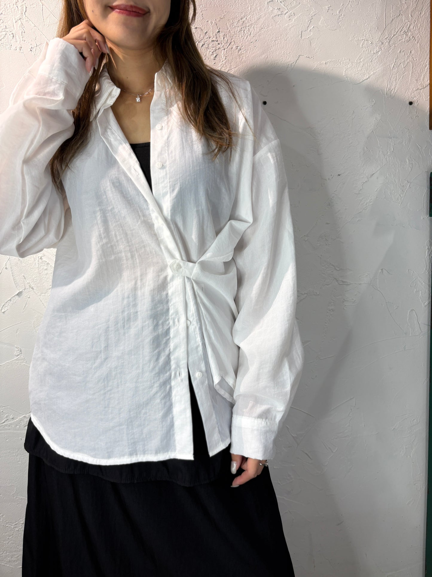 Button Decor Shirt