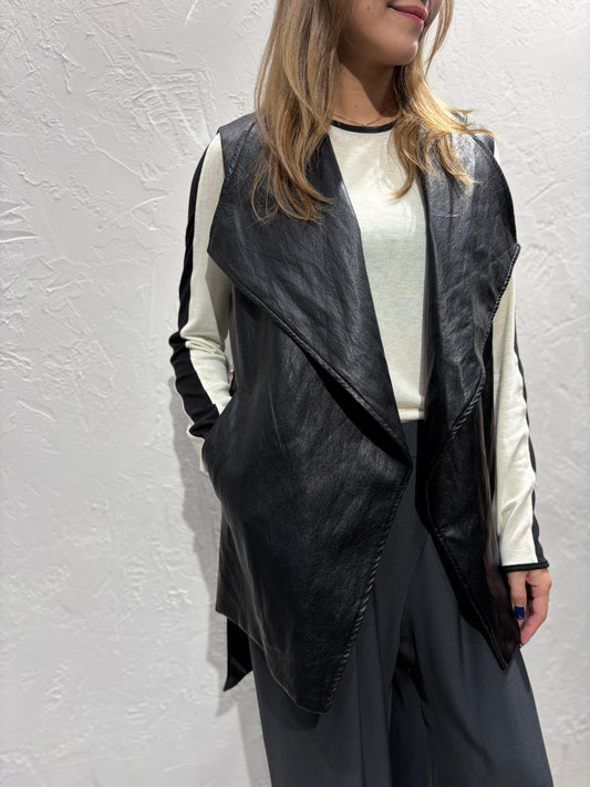 PU Vest Jacket