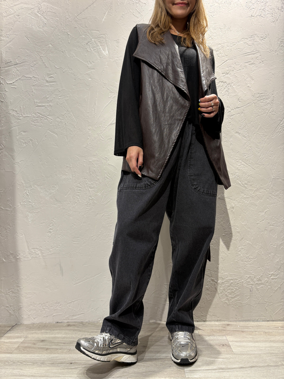 PU Vest Jacket