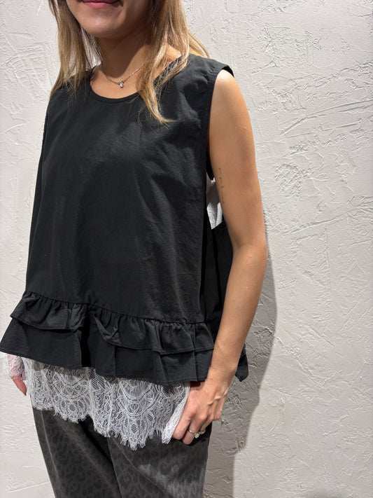 Ruffle Vest