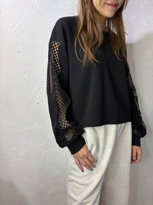 Embroidery Sleeves Top