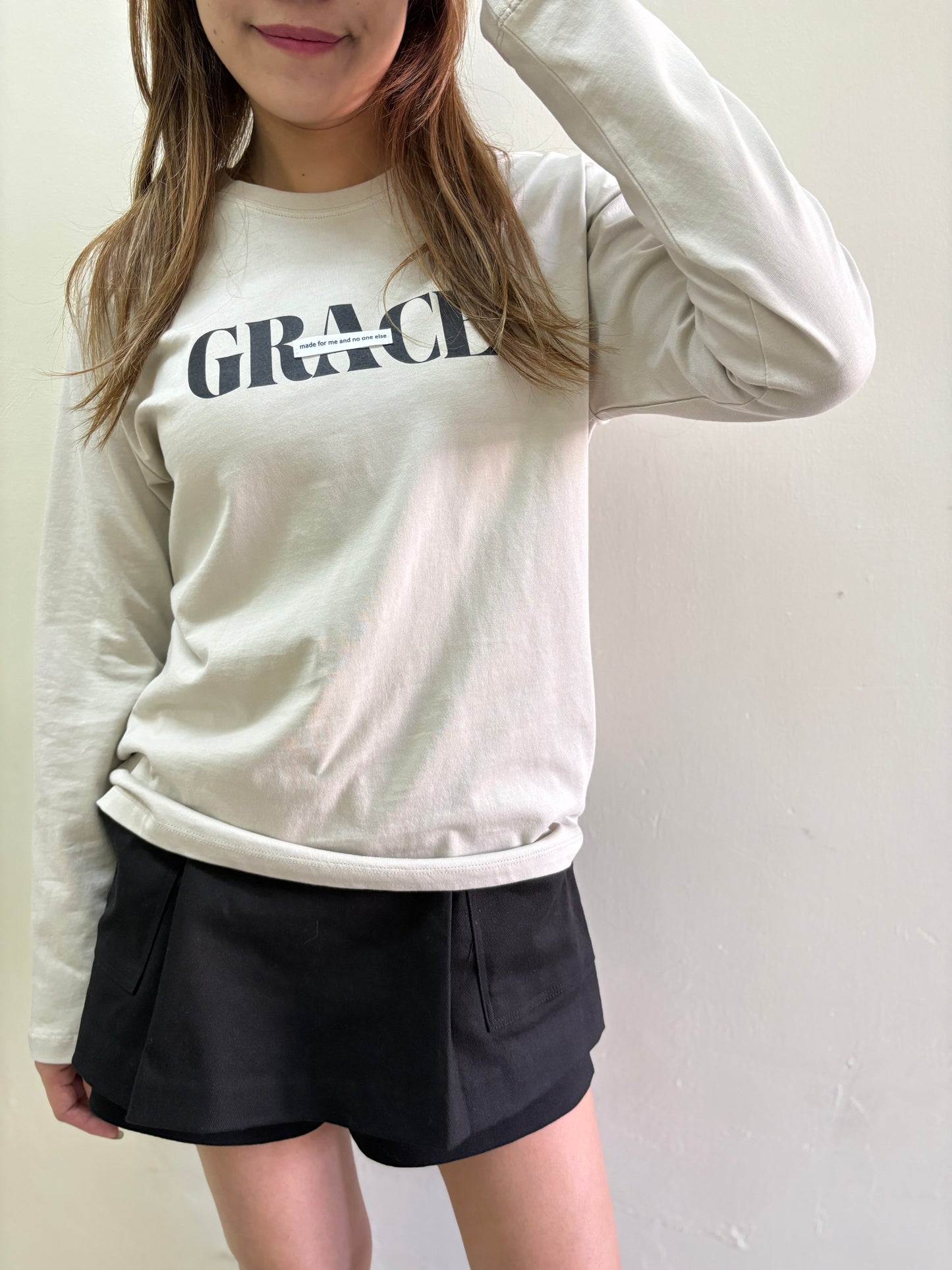 Label Long Sleeves Top