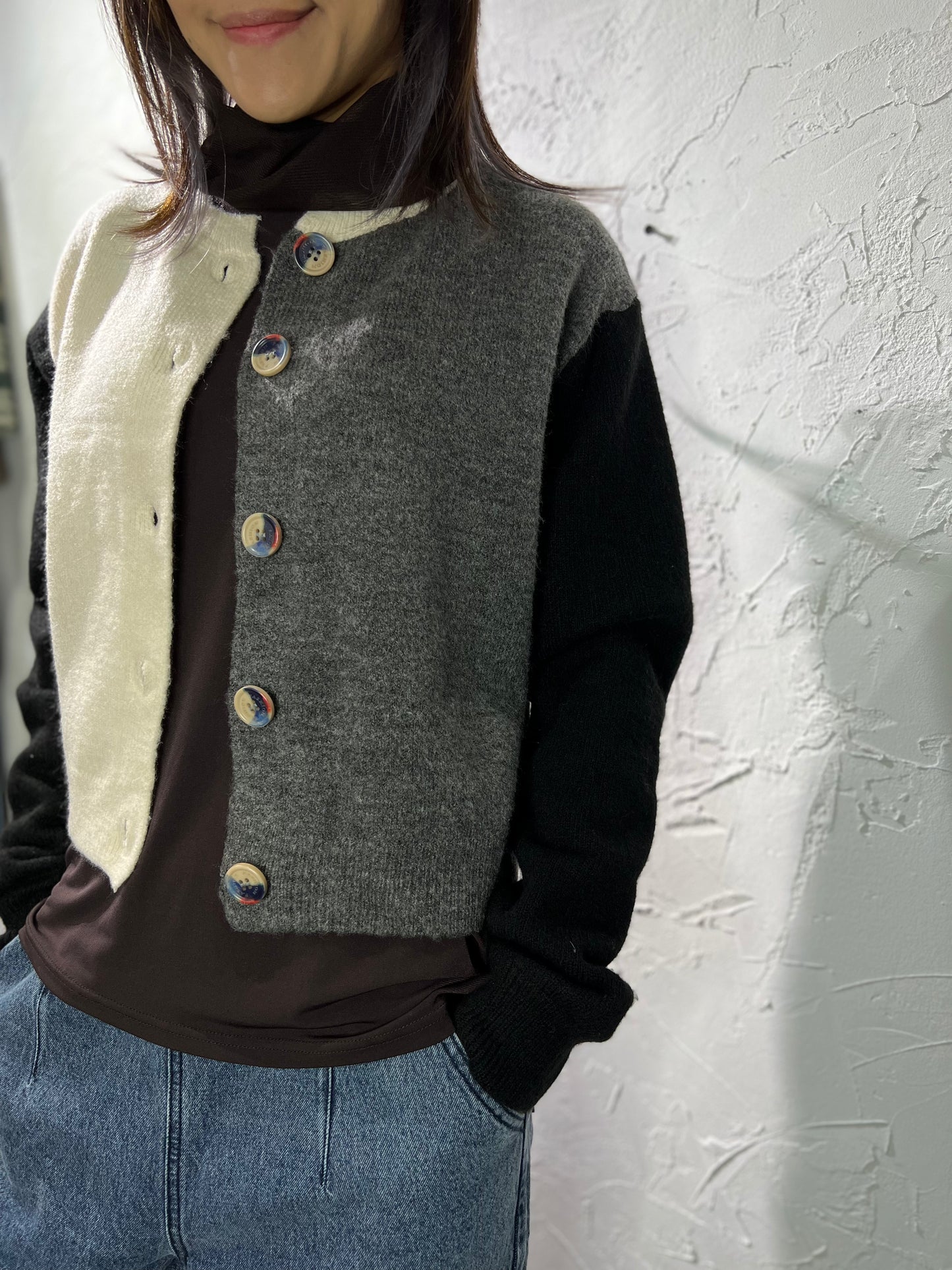 Mixed Colors Cardigan