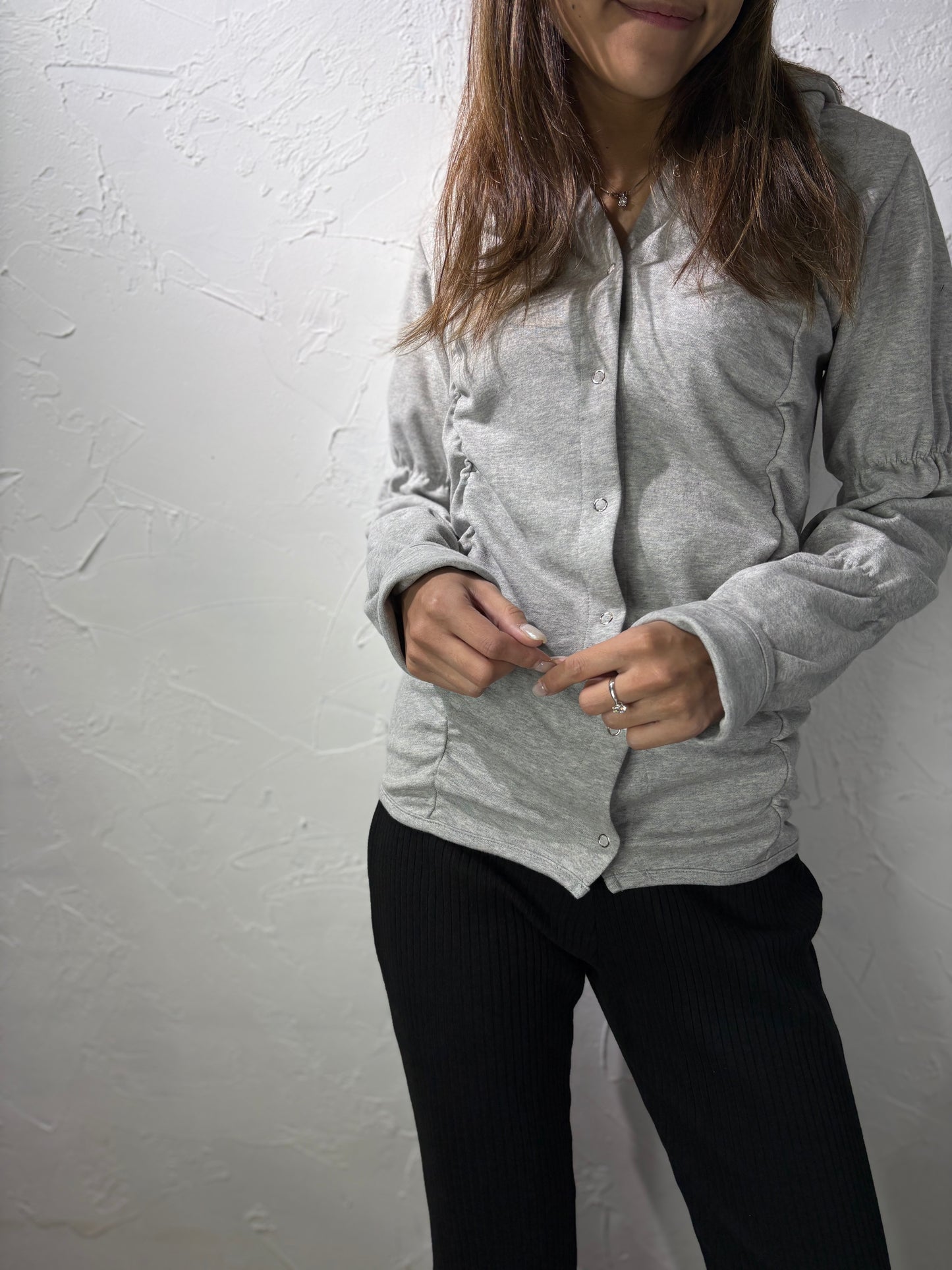 Button Hoodie Jacket