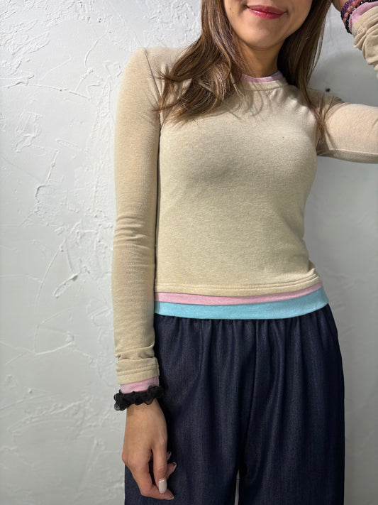 Fake Layer Long Sleeves