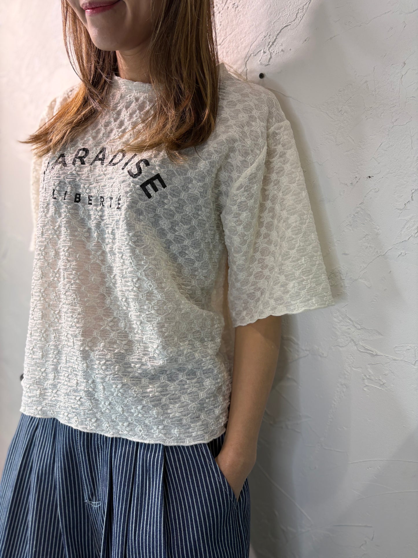 Wrinkle Text Top