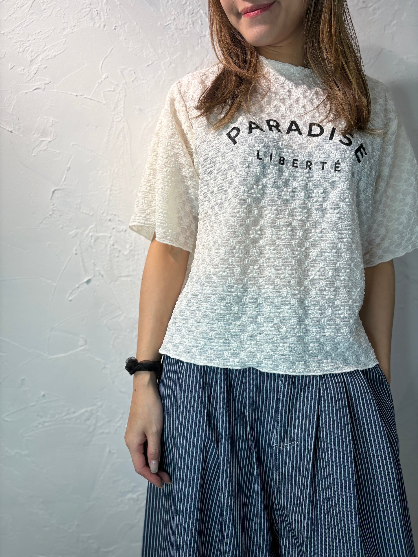 Wrinkle Text Top