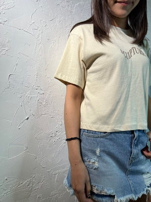 Letters Cropped T-shirt