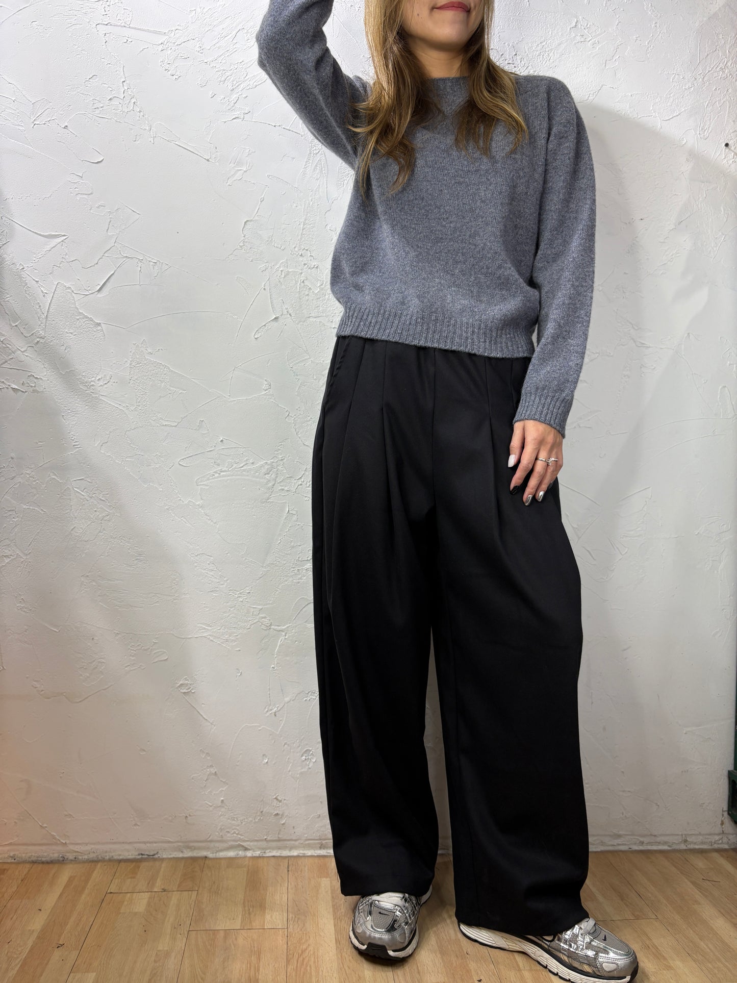 Plain Color Knit Top