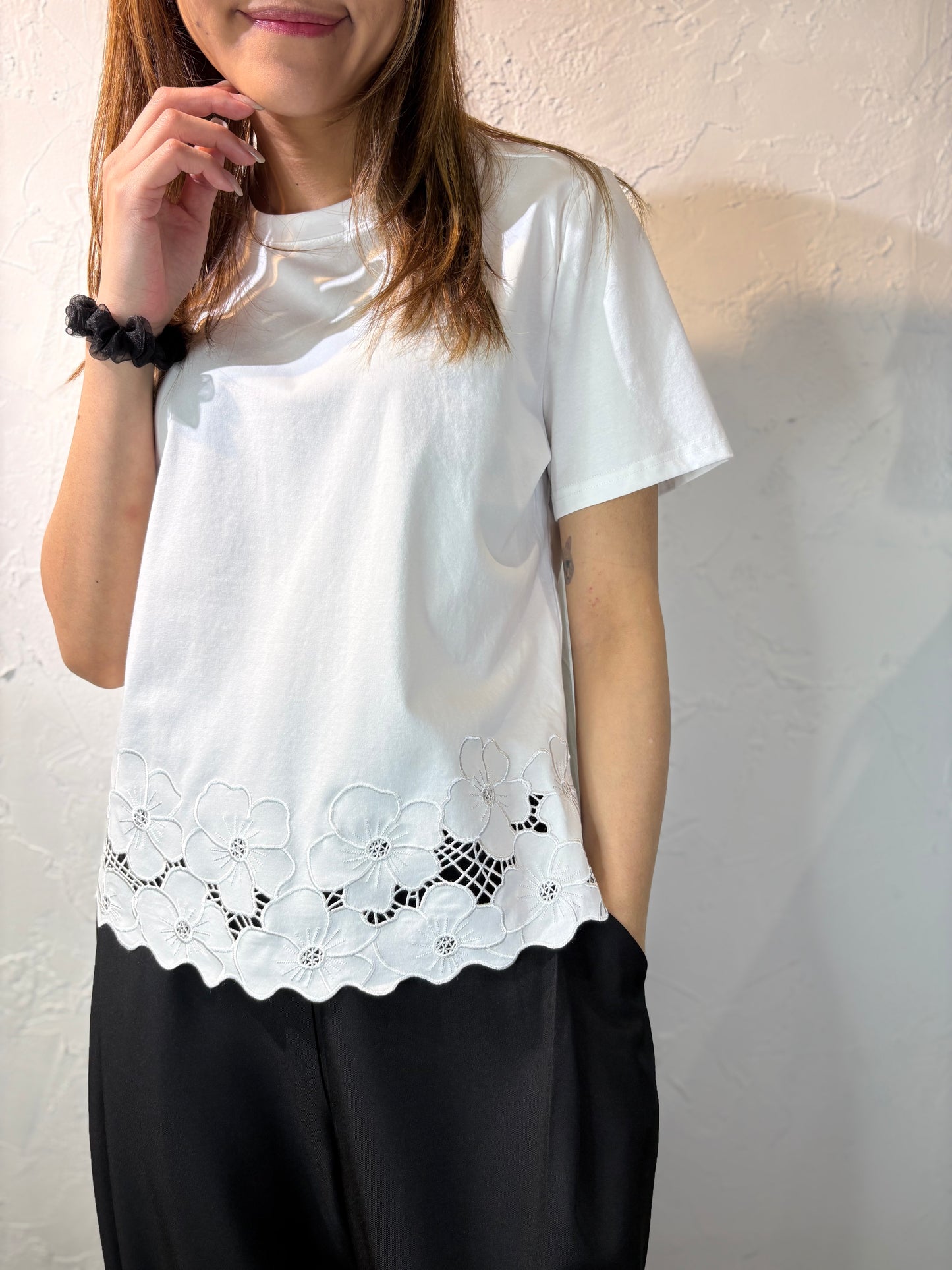 Floral Embroidery Top