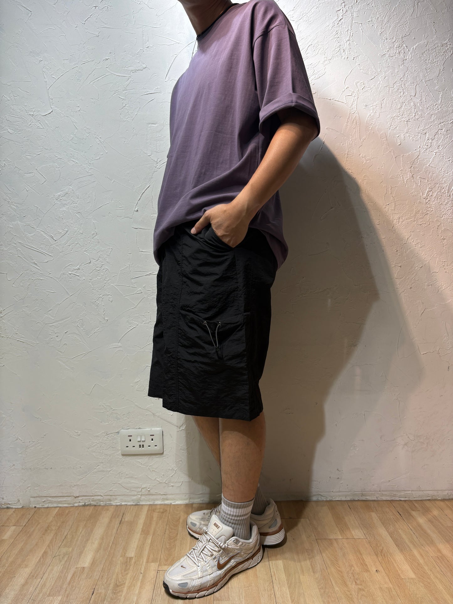 String Cargo Shorts