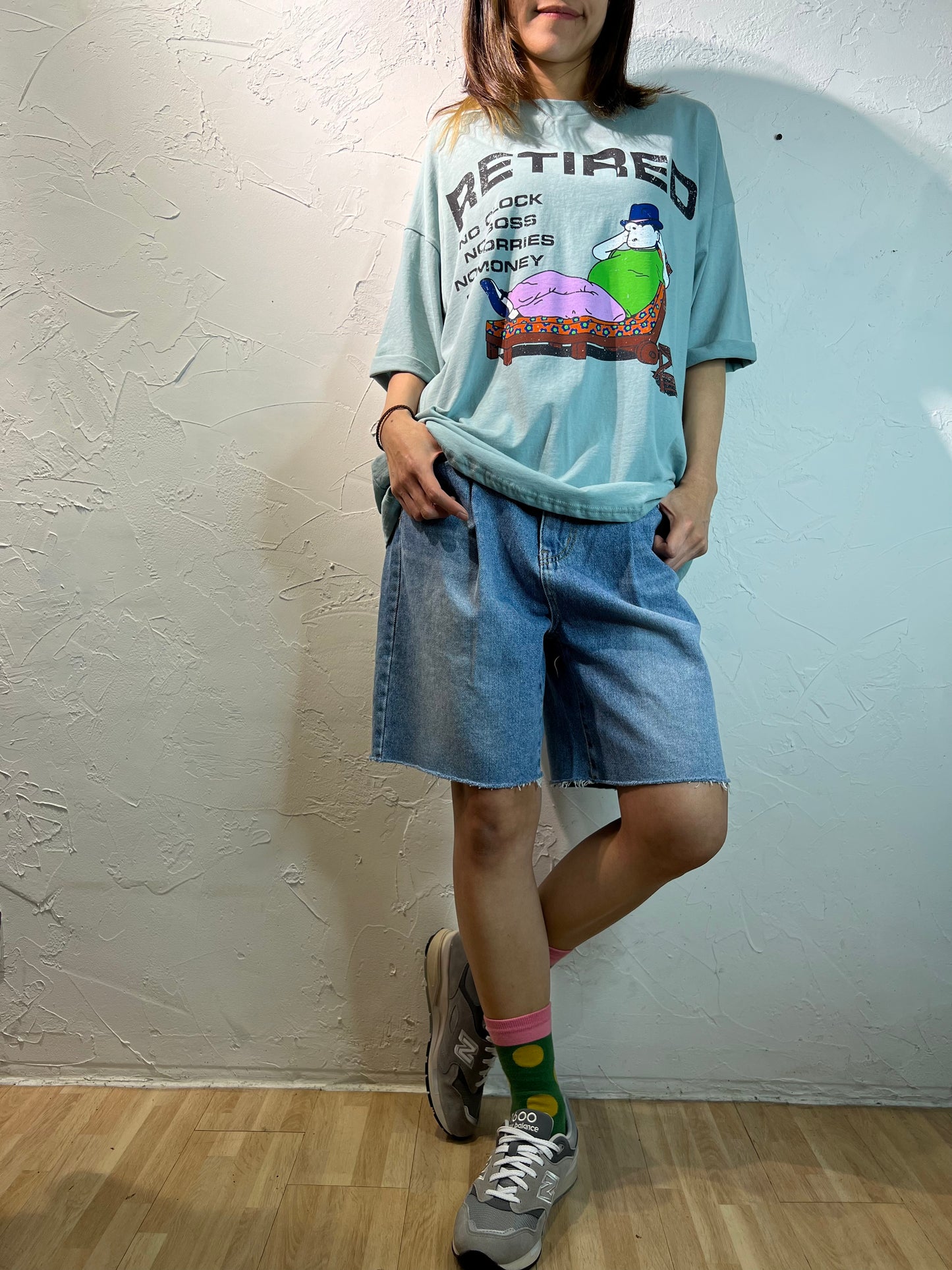 Cartoon Print T-shirt