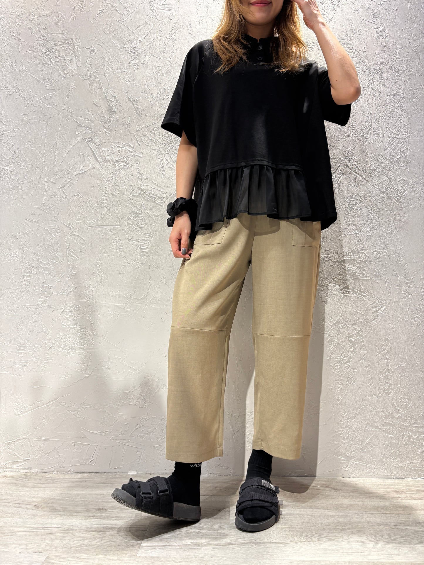 Polo Lace Ruffle Top