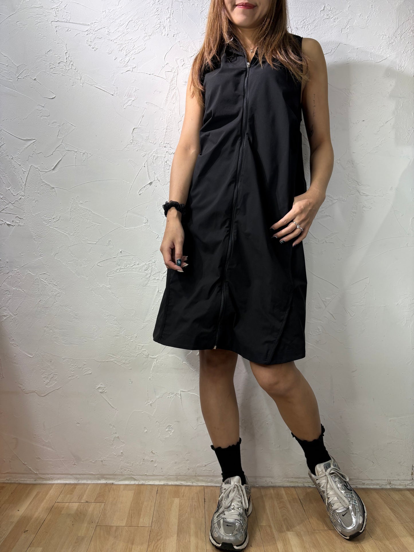 Zip Hoodie One Piece Dress