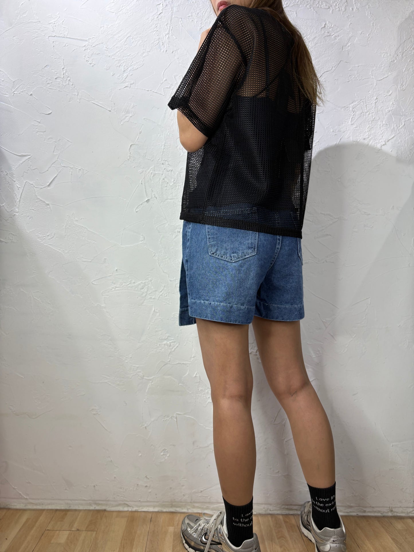 Skirt-like Denim Shorts