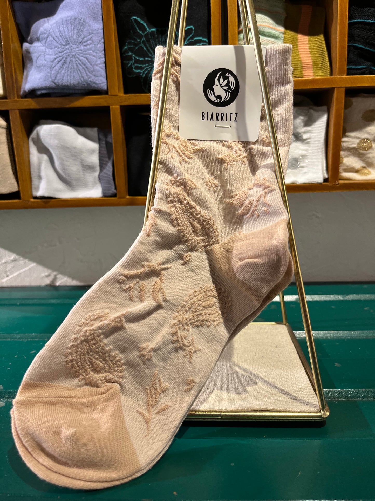 Embroidery Pattern Socks