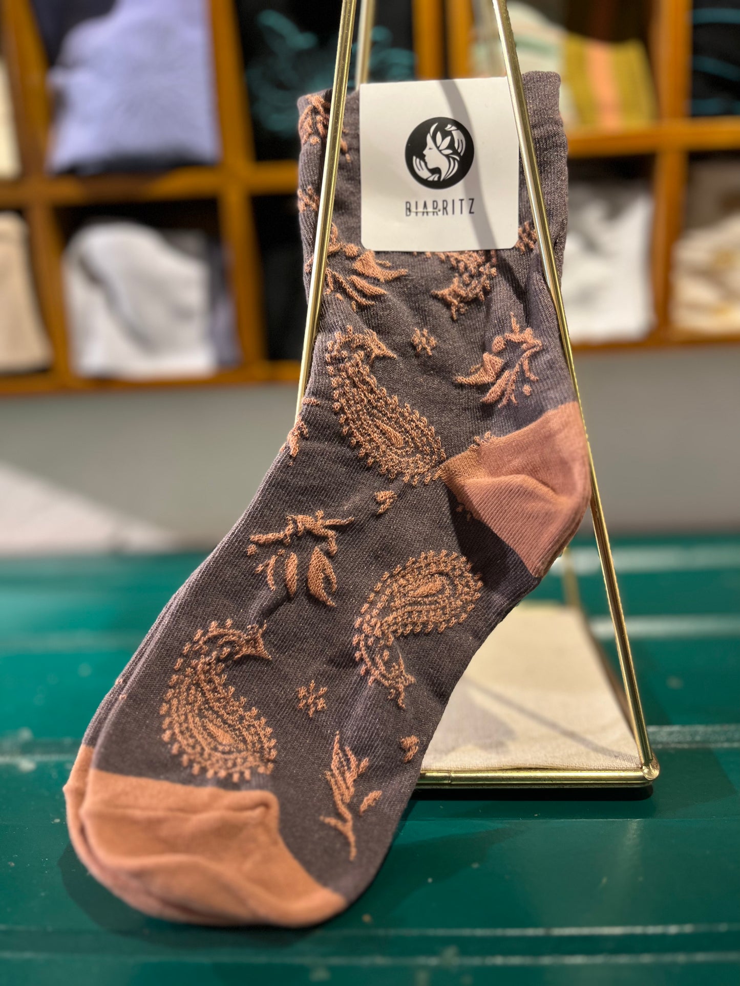 Embroidery Pattern Socks