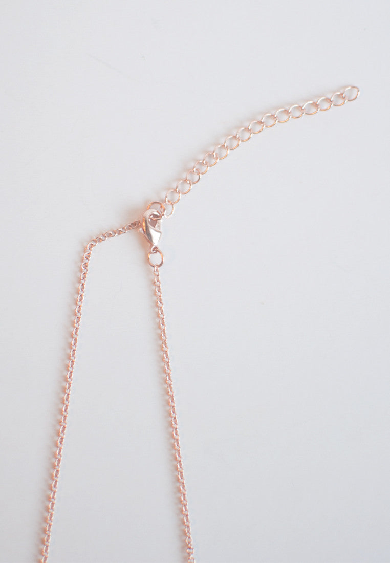 Orange Wooden Bead Necklace - sanwaitsai