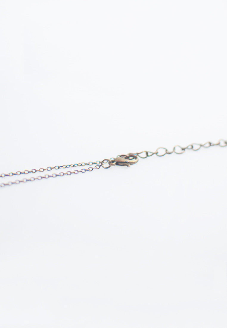Square Onyx Beads Necklace - sanwaitsai