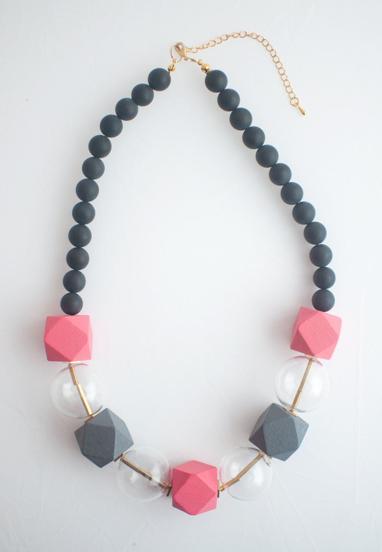 Glass Beaded Necklace - sanwaitsai