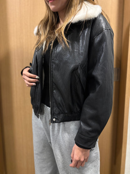 Faux Leather Jacket