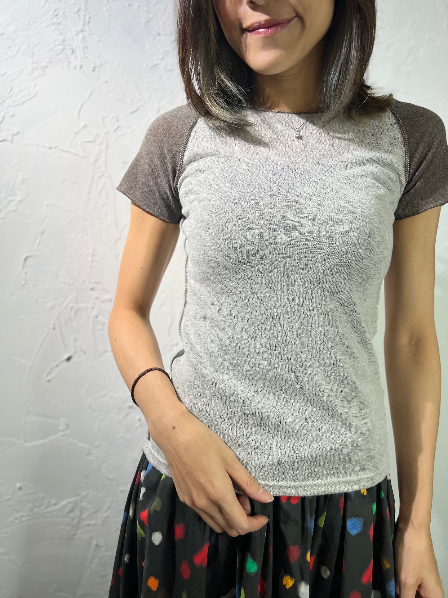 蕾絲袖上衣