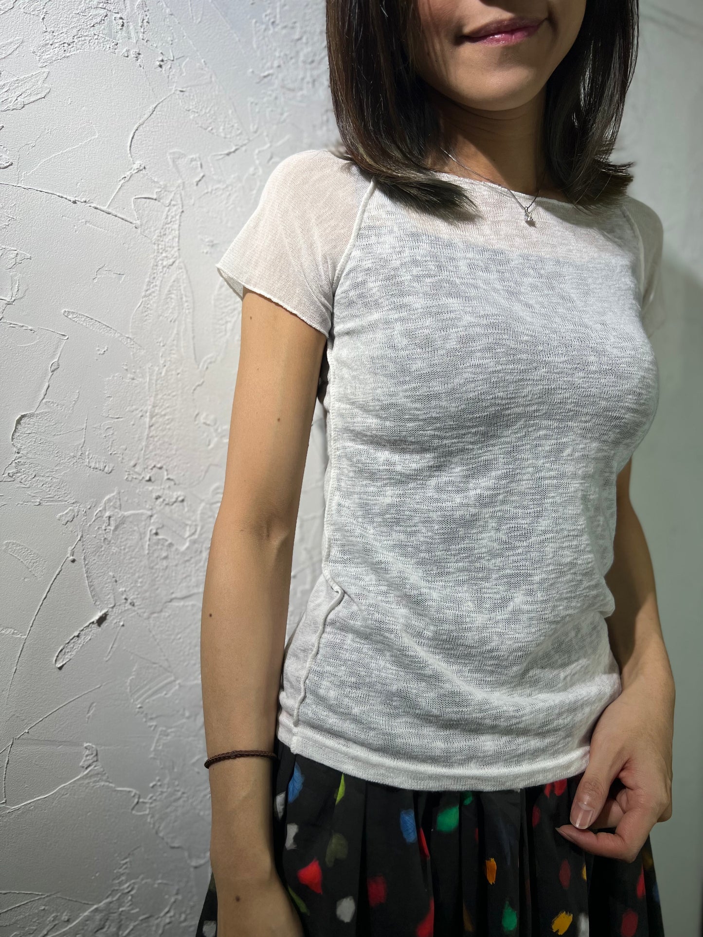 蕾絲袖上衣