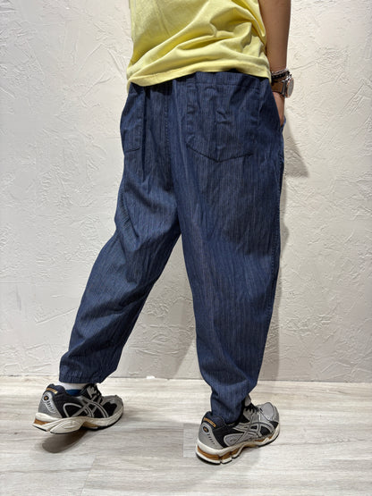 Wrinkle Stripes Jeans