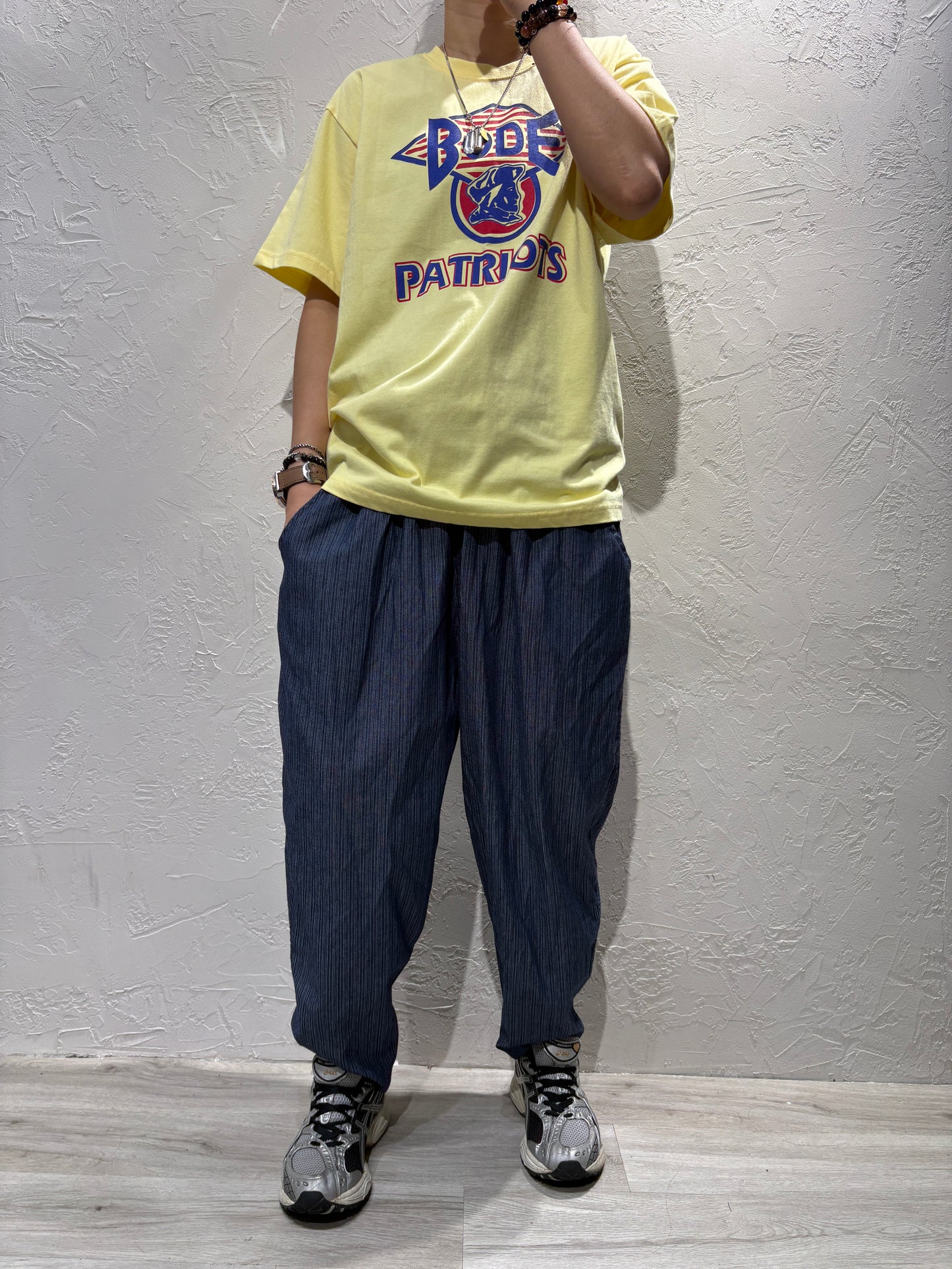 Wrinkle Stripes Jeans