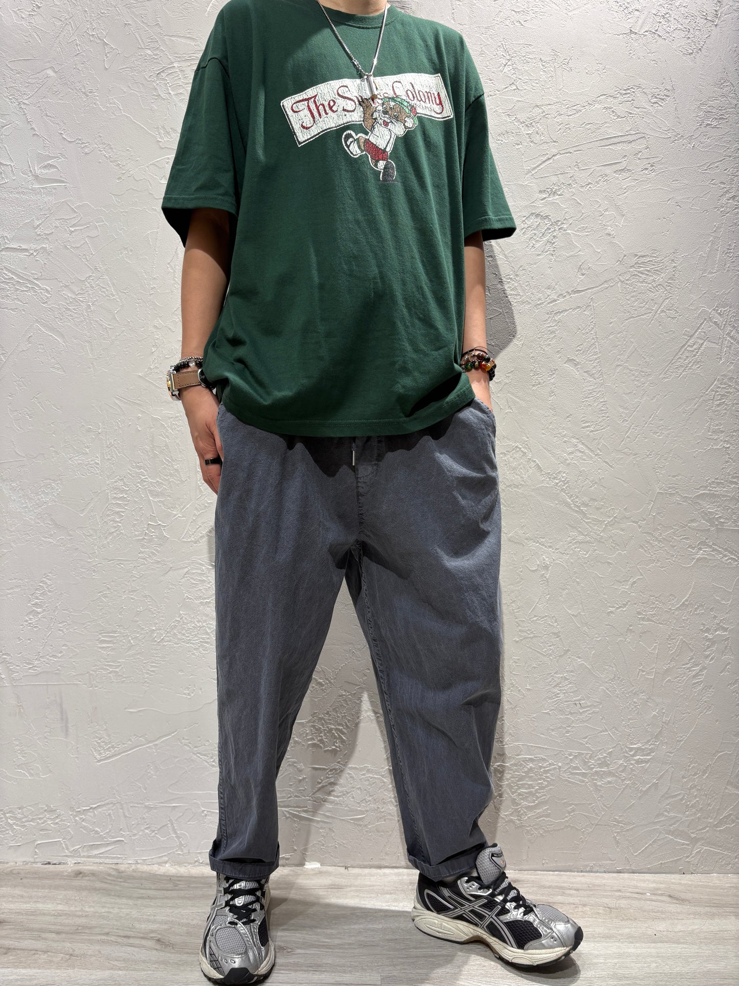 Washed Color Pants